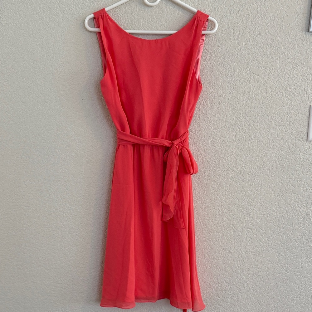 Ceremony by Joanna August Coral Midi Dress